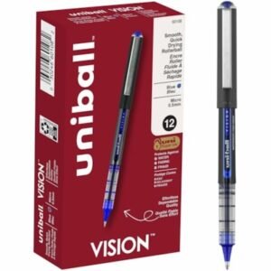 uniball(tm) Vision Rollerball Pens - 0.5 mm Micro Pen Point - Blue Ink - 1 Each